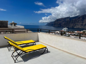 4 bedroom 2 bathroom Penthouse with Private patio and jacuzzi, astonishing views of Los Gigantes